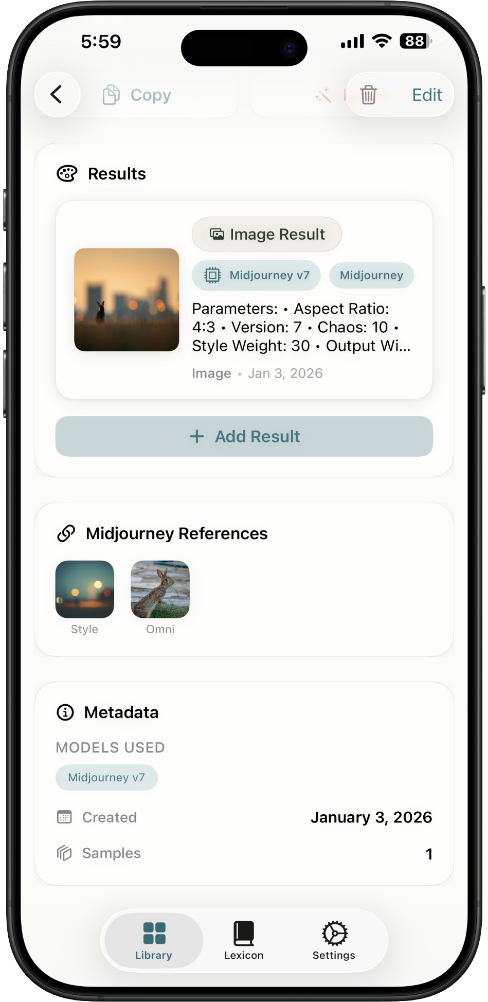 Extract Midjourney Details